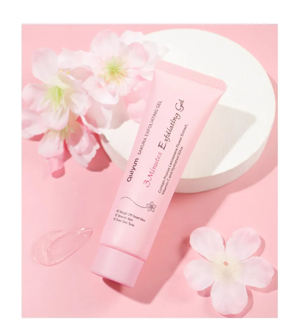 Sakura esfoliante peeling gel esfoliante facial hidratante nutritivo reparação esfoliante creme facial beleza cuidados com a pele 30g/50g