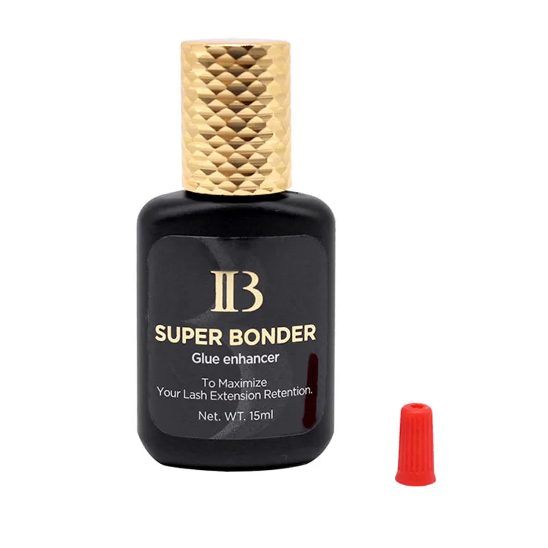1 garrafa ibeauty super bonder banana primer extensão de cílios falsos secagem rápida longa duração coreia booster suprimentos adesivos fortes 🍌✨