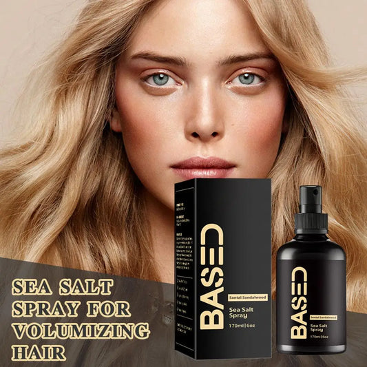 BASED Sea Salt Spray – Spray Capilar de Sal Marinho para Volume e Textura 170 ml.