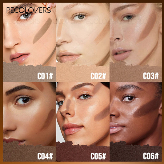 1 Creme Natural para Contorno Facial Tridimensional – Modifica o Contorno Facial, Textura Suave, Não Borra, Ideal para Iniciantes