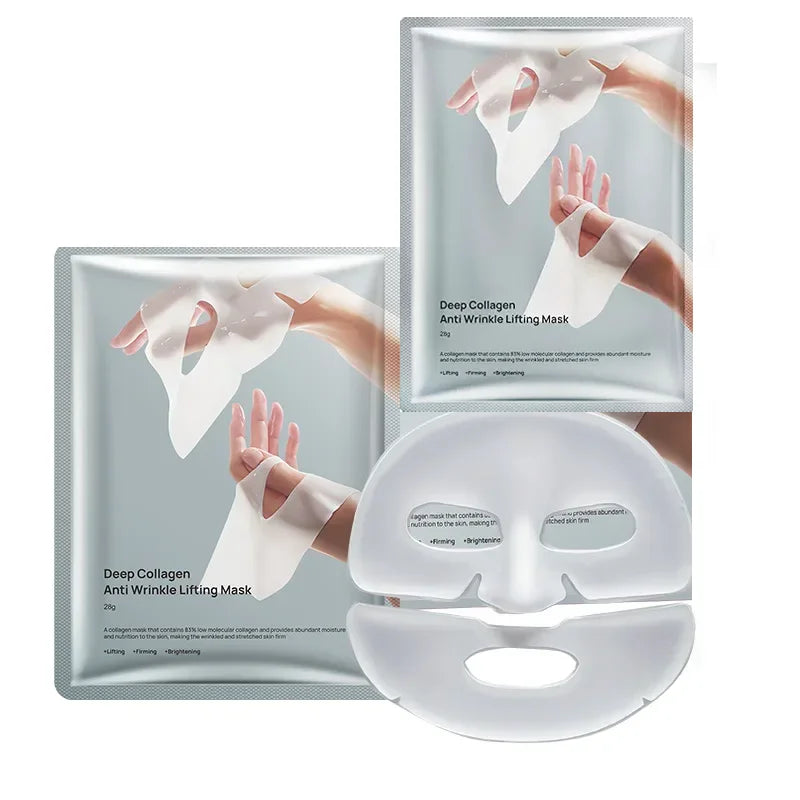 Máscara Facial Noturna de Colagénio com Efeito Firmador e Hidratante.