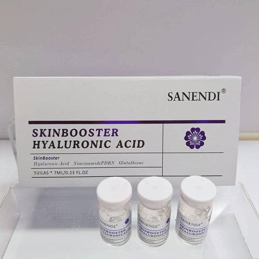 Sanendi, produto coreano para o cuidado da pele, contém ácido hialurónico. Conjunto de 5 essências faciais hidratantes, calmantes e nutritivas, 7ml cada.