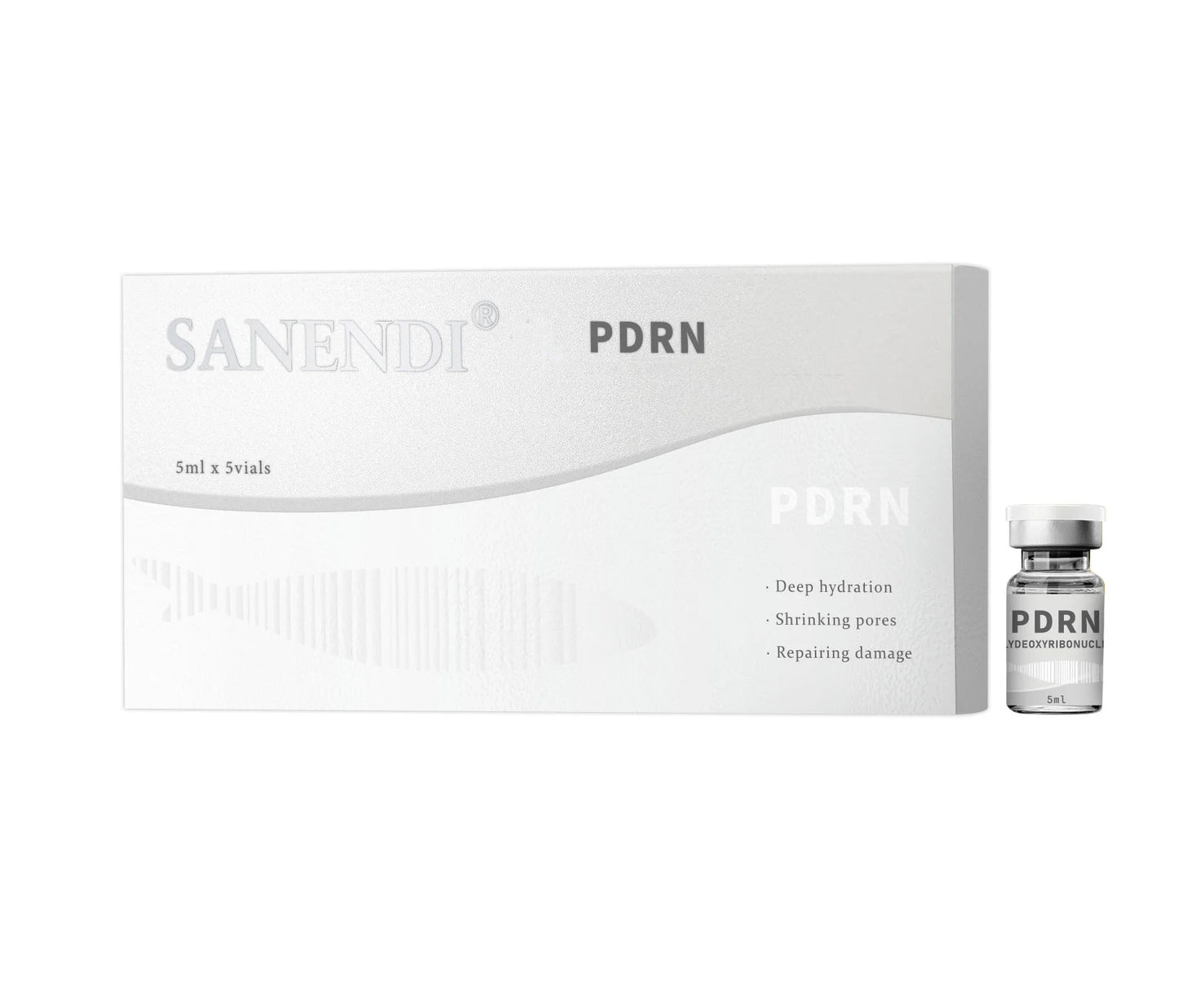 PDRN Sérum de Salmão para Pelos Faciais Dr.Pen Ácido Hialurónico HIDRATAÇÃO PROFUNDA Impulsionador da Pele Anti-envelhecimento 5ML*5Ampolas