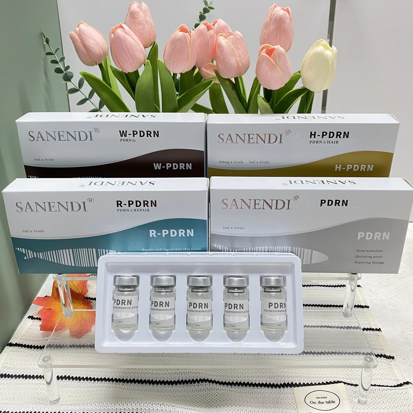 PDRN Sérum de Salmão para Pelos Faciais Dr.Pen Ácido Hialurónico HIDRATAÇÃO PROFUNDA Impulsionador da Pele Anti-envelhecimento 5ML*5Ampolas