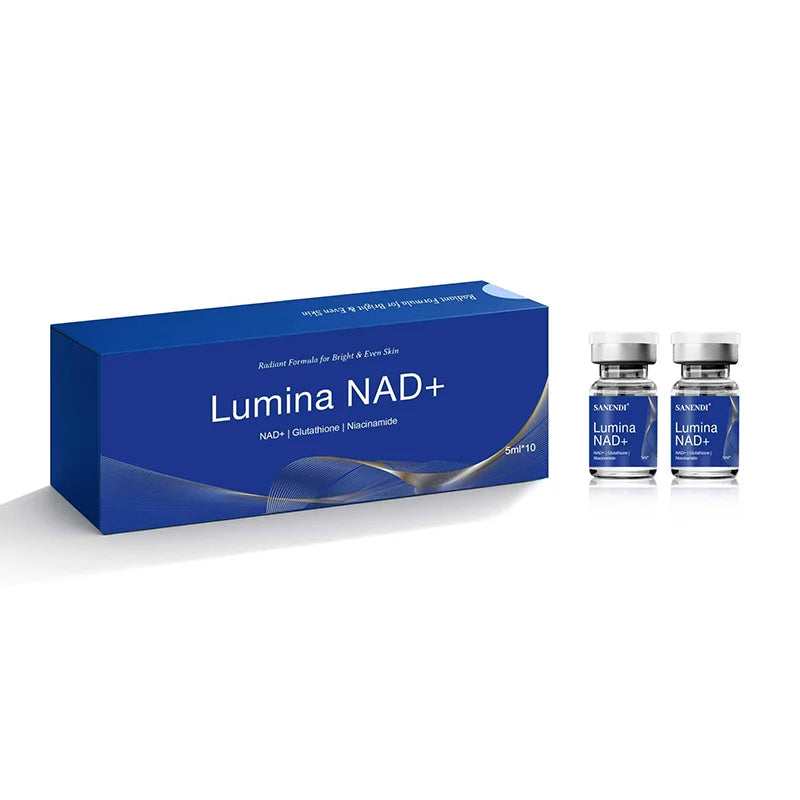 Sérum OEM NAD+ 2025 para pele facial, sérum de ácido hialurónico, colagénio, PDRN, estimula a pele, 5 ampolas.