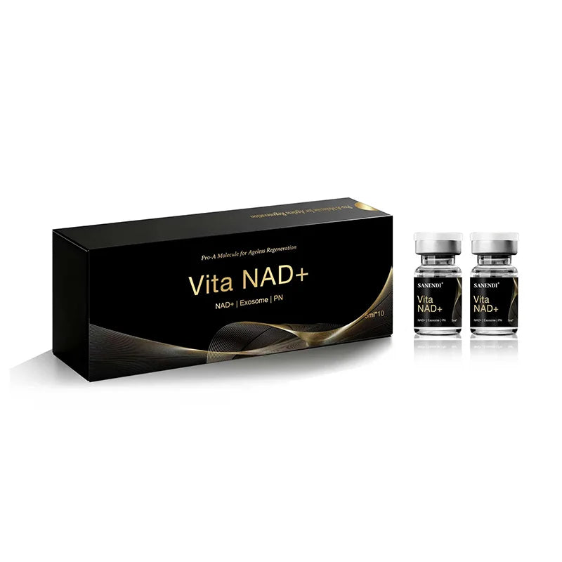 Sérum OEM NAD+ 2025 para pele facial, sérum de ácido hialurónico, colagénio, PDRN, estimula a pele, 5 ampolas.