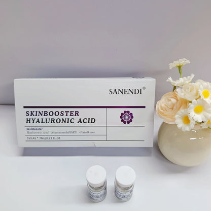 Sanendi, produto coreano para o cuidado da pele, contém ácido hialurónico. Conjunto de 5 essências faciais hidratantes, calmantes e nutritivas, 7ml cada.