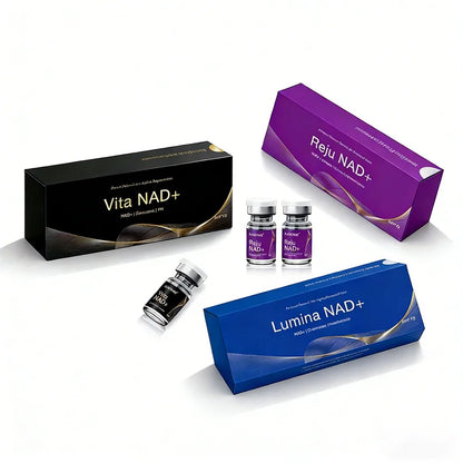 Sérum OEM NAD+ 2025 para pele facial, sérum de ácido hialurónico, colagénio, PDRN, estimula a pele, 5 ampolas.