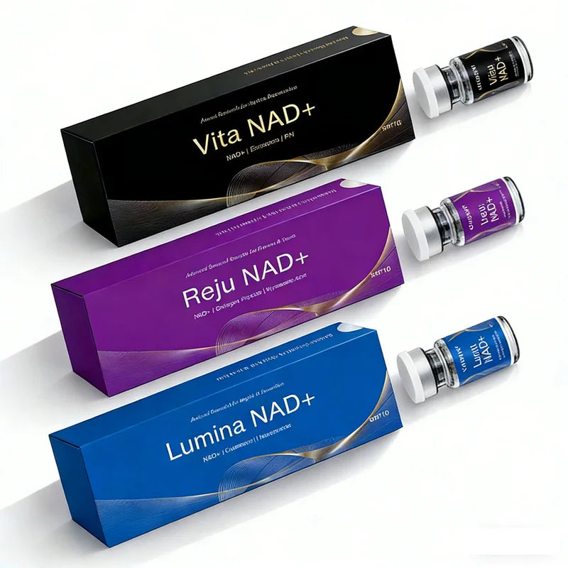 Sérum OEM NAD+ 2025 para pele facial, sérum de ácido hialurónico, colagénio, PDRN, estimula a pele, 5 ampolas.