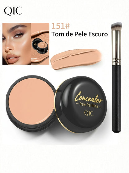 QIC Concealer Clear & Flawless - Corretivo de Alta Cobertura à Prova de Água.