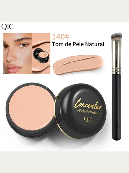 QIC Concealer Clear & Flawless - Corretivo de Alta Cobertura à Prova de Água.