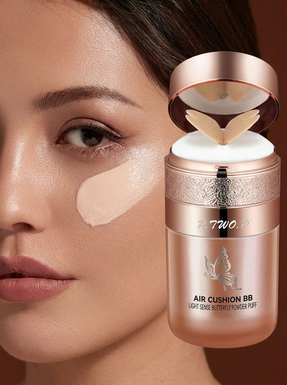 P.TWO.P Air Cushion BB Cream - Base Corretora com Esponja Borboleta.