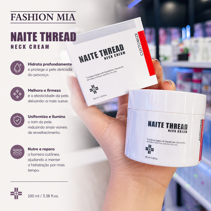 Creme hidratante para pescoço com colagénio original coreano, 100ml, 5% de solução de adenosina, peptídeo de colagénio hidrolisado, efeito lifting e firmeza.