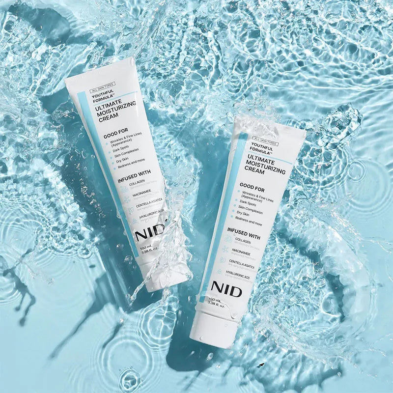 Nida final creme hidratante anti-envelhecimento reparação calmante poro hidratante reparação vermelhidão branqueamento essência cuidados com a pele 🩵✨