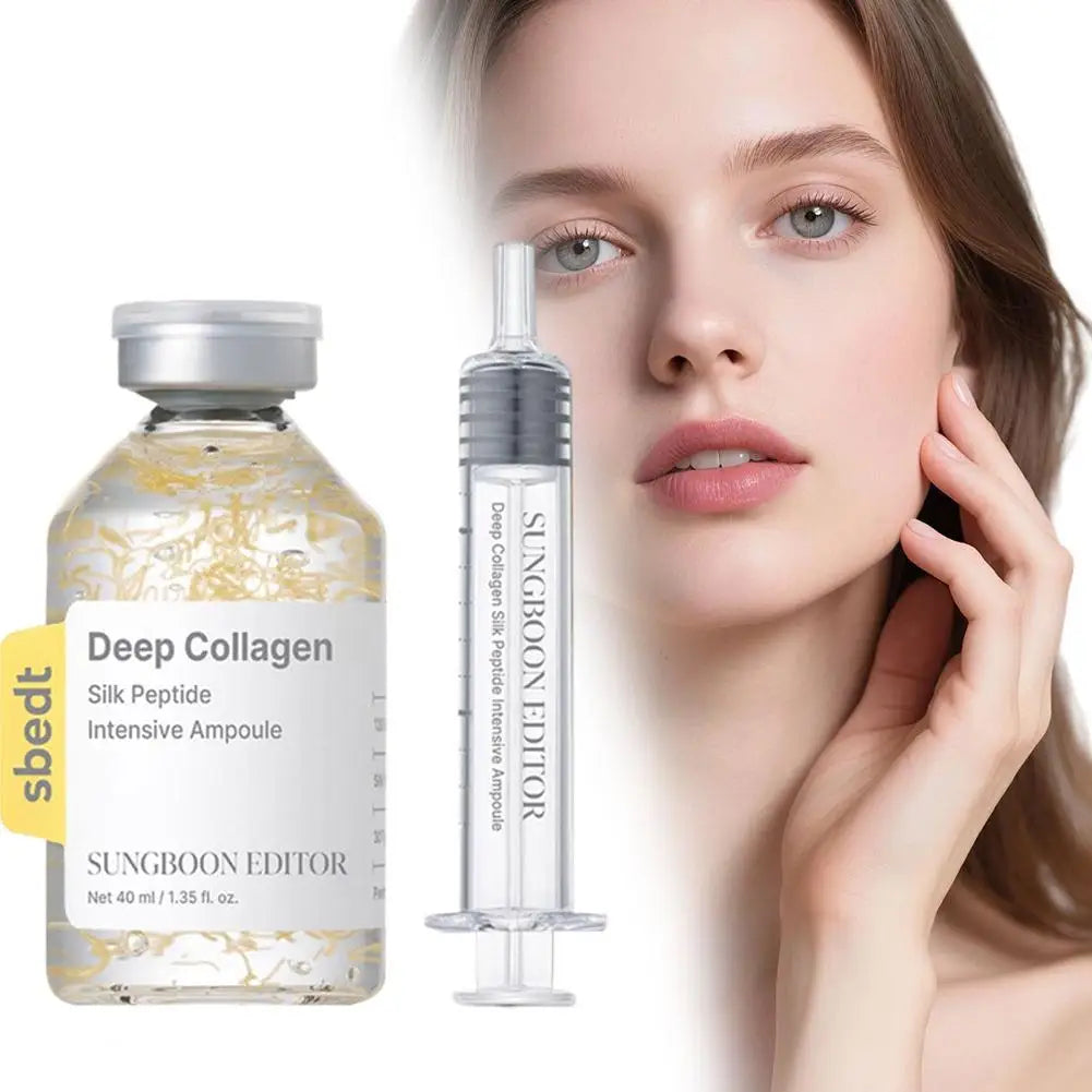 Kit de Ampolas Faciais de Colagénio Firmador e Hidratante.