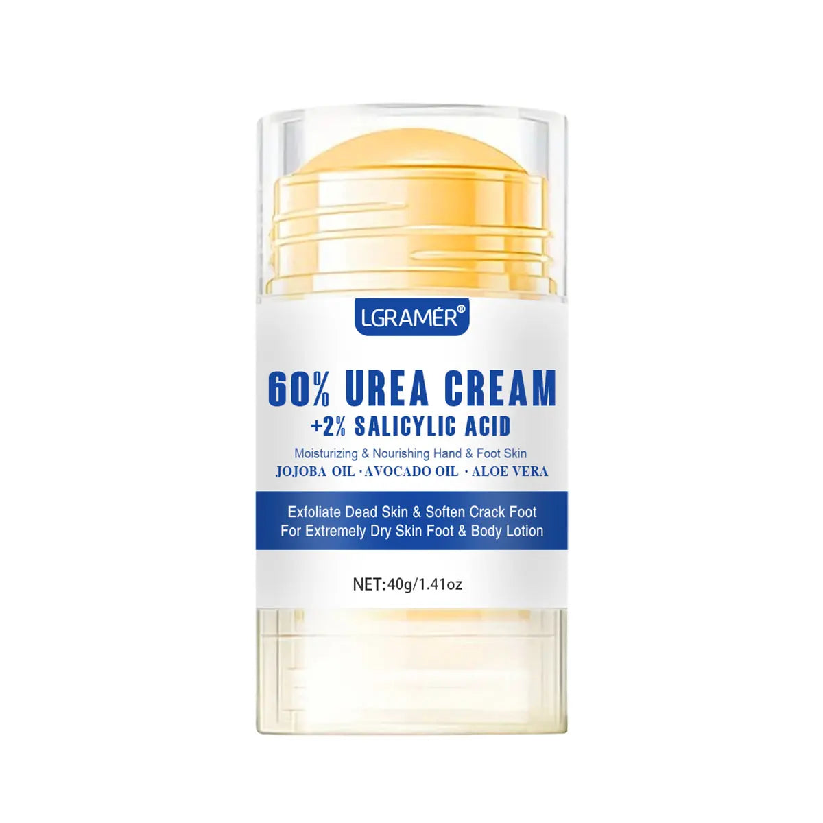 LGRAMER Creme para pés com ureia repara a pele seca Hidrata profundamente e nutre a pele Fortalece a pele aumenta sua resistência