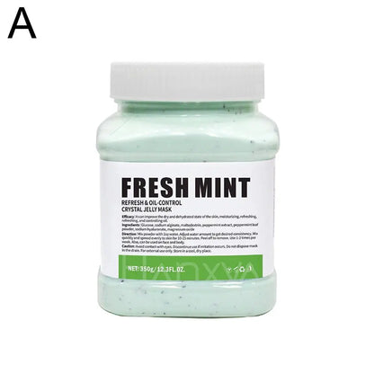 Máscara Facial Jelly de Rosa Hidratante e Revitalizante .