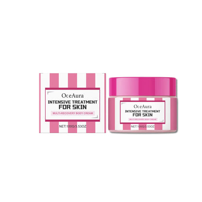Creme hidratante corporal OCEAURA, repara danos, firma a pele, fragrância duradoura, não oleoso, refresca, aumenta a elasticidade. Creme para massagem corporal