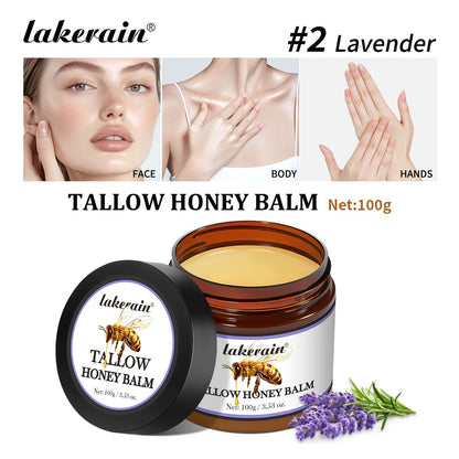 Bálsamo de mel de sebo específico para pele seca e coceira hidratante sebo de carne creme facial loção corporal creme facial cuidados✨🍯