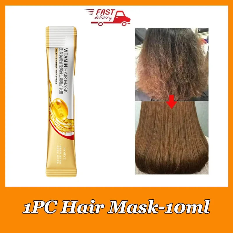 Máscara de cabelo de queratina mágica 5 segundos reparar cabelos crespos danificados macio suave brilhante vitamina nutrição hidratar nutrir cuidados com os cabelos