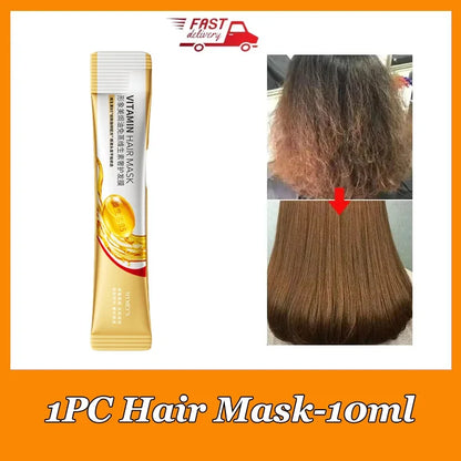 Máscara de cabelo de queratina mágica 5 segundos reparar cabelos crespos danificados macio suave brilhante vitamina nutrição hidratar nutrir cuidados com os cabelos