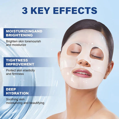 Máscara Facial Noturna de Colagénio com Efeito Firmador e Hidratante.