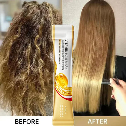 Máscara de cabelo de queratina mágica 5 segundos reparar cabelos crespos danificados macio suave brilhante vitamina nutrição hidratar nutrir cuidados com os cabelos