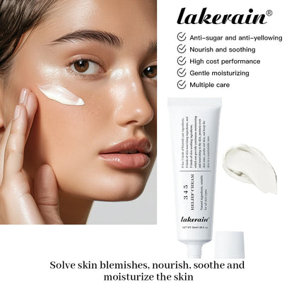 345 Creme Calmante | Hidratante facial diário | Tratamento local || Para todos os tipos de pele