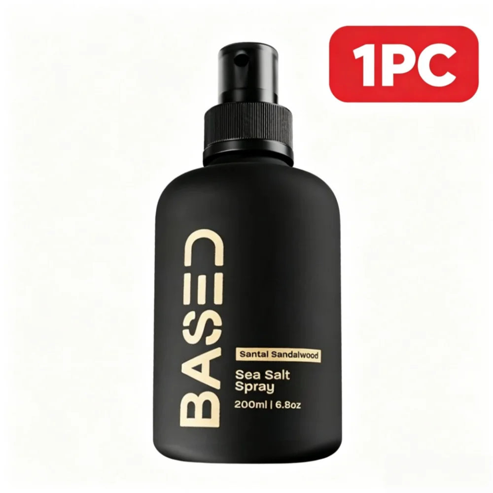 BASED Sea Salt Spray 200 ml — Spray Capilar de Sal Marinho para Volume e Textura.