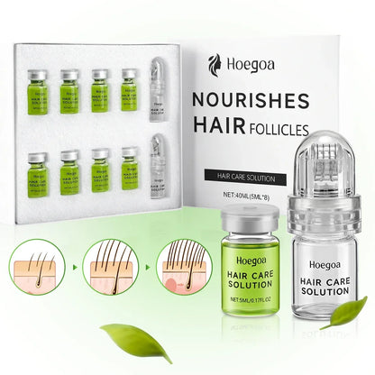 Soro de cuidados essenciais para o cabelo, fortalece as raízes, reduz a perda, evita a calvície, nutre o couro cabeludo, cuidados com o cabelo, condicionador anti-perda de cabelo🍀✨