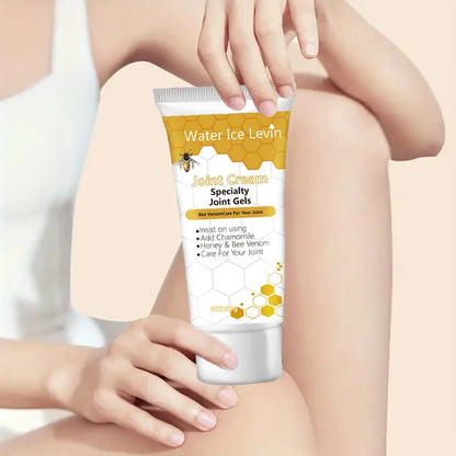 Bee Venom Joint Cream - Loção Hidratante Hipoalergênica e Calmante com Fragrância Leve para Todos os Tipos de Pele ✨🐝