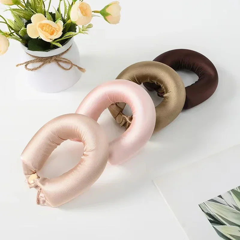 Modeladores de cabelo sem calor, haste de ondulação de cetim, sem calor, cachos de seda, rolos de cabelo preguiçosos, modelador de cabelo macio para dormir, ferramentas de estilo ✨