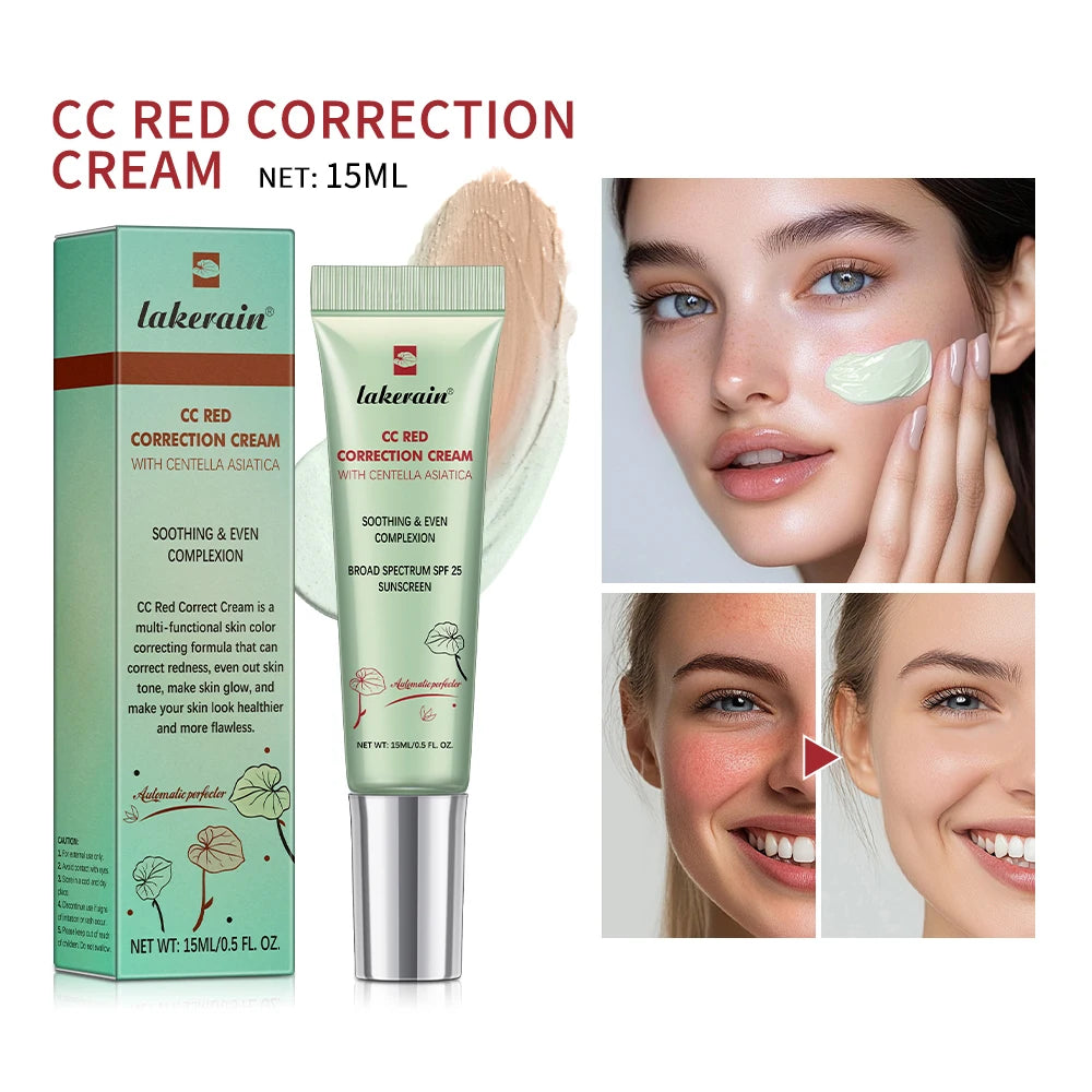 Creme cc erborian centella mudança de cor creme de umidade base de maquiagem cobertura completa base mágica cobrindo maquiagem coreana✨🌿