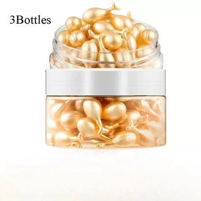 Cápsulas de colágeno para cuidados faciais, 50 peças, soro local, acne, removedor de rugas, endurecimento, clareamento, ácido hialurônico, essência, cuidados com a pele, novo estilo✨👑