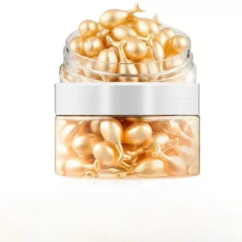 Cápsulas de colágeno para cuidados faciais, 50 peças, soro local, acne, removedor de rugas, endurecimento, clareamento, ácido hialurônico, essência, cuidados com a pele, novo estilo✨👑