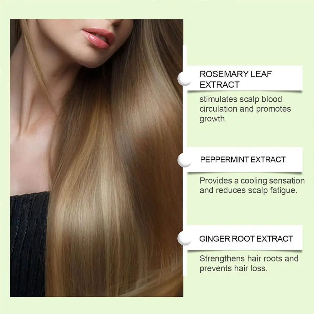 Shampoo para perda de cabelo de alecrim, limpeza profunda para cabelos e massagem no couro cabeludo, fortalece as raízes do cabelo, sabonete de tratamento para cabelos secos e danificados✨