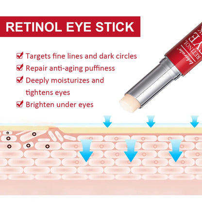 Retinol creme para os olhos clareamento círculos escuros endurecimento da pele reparação instantânea soro vara para mulheres cuidados com os olhos ✨👁️