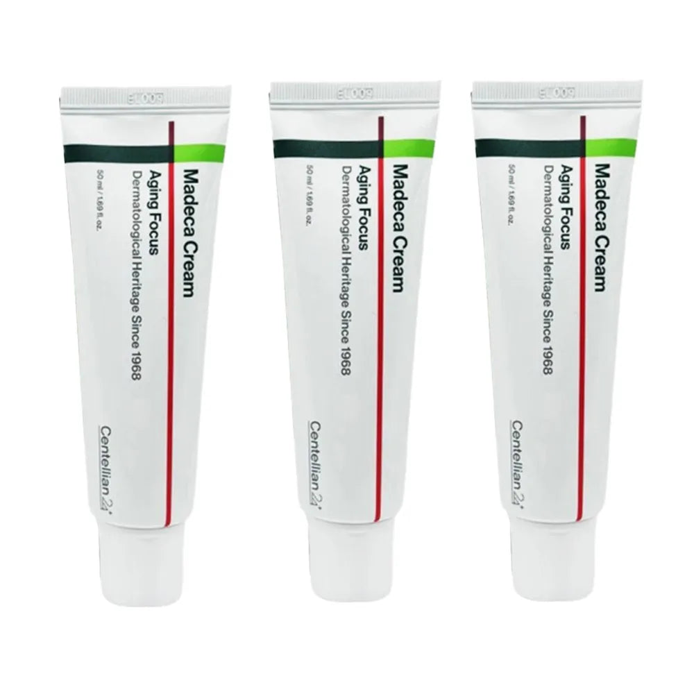 Creme Facial Coreano Madeca com Centella Asiática e Colagénio.
