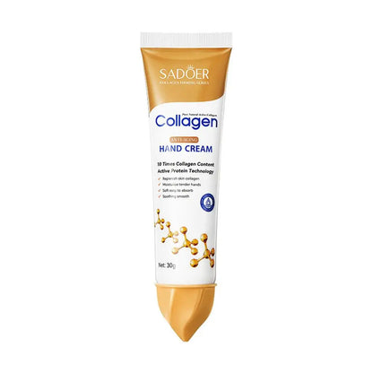 3pcs * 30g Colágeno Creme para as Mãos Suavizar a Pele Nutrir Hidratante Coreano Cuidados com a Pele Produtos de Reparação Rachada ✨