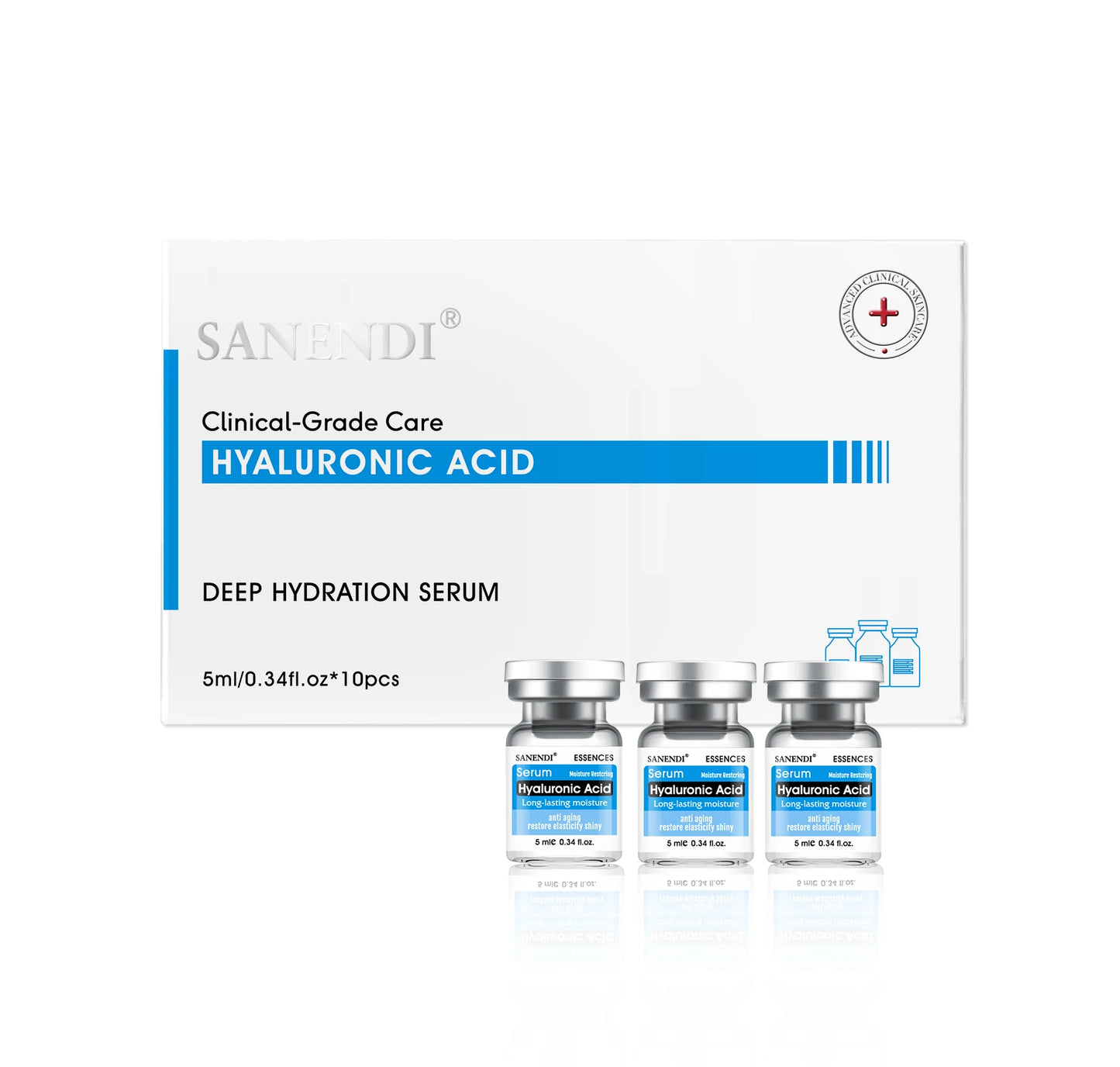 Melhor Ampola Facial de Ácido Hialurónico OEM para Renovação de Colagénio, Solução para Pele Clara, Sérum Facial Antienvelhecimento e Branqueador