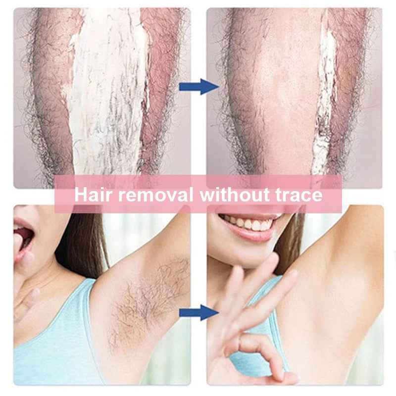 Remoção de pelos depiladores físicos, borracha de cabelo de cristal, seguro, fácil limpeza, reutilizável, corpo suave, ferramentas de depilação de beleza✨