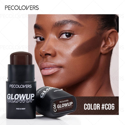 1 Creme Natural para Contorno Facial Tridimensional – Modifica o Contorno Facial, Textura Suave, Não Borra, Ideal para Iniciantes
