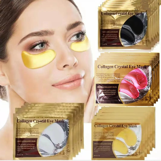 Patches de Olhos com Colagénio Dourado – 10 Pares .