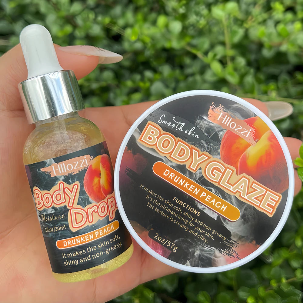 Combinação de esmalte corporal e óleo corporal Vários sabores Hidratante e hidratante não gorduroso Loção corporal Massag