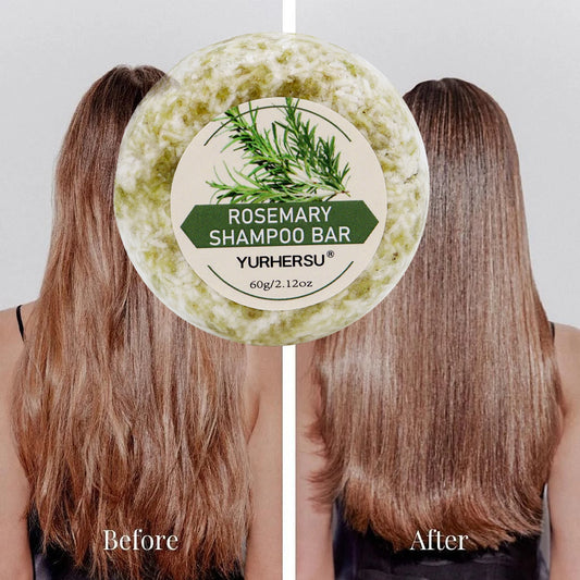 Nutritivo e reparador: Sabonete champô de alecrim, para acompanhar o cabelo.