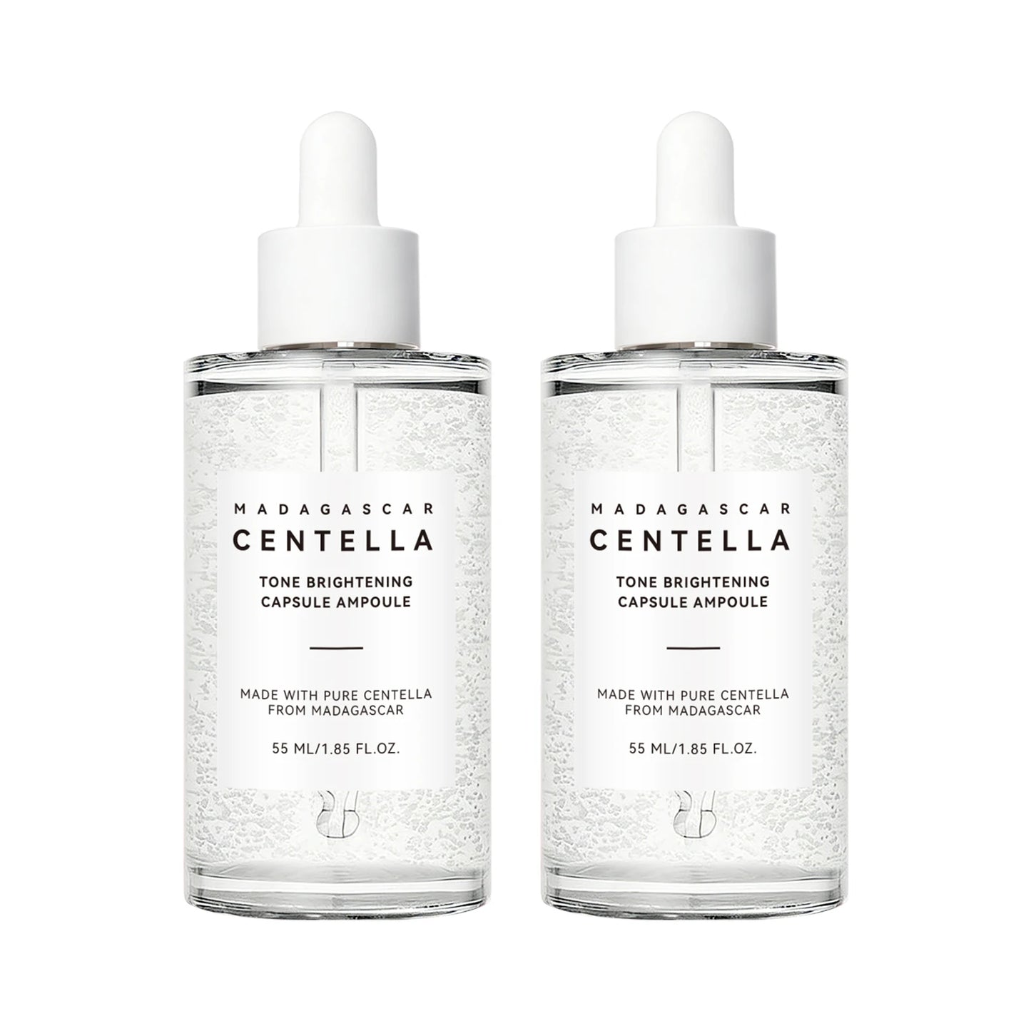 Madagascar Centella Asiatica Serum 55ml - Fórmula calmante para pele sensível com suporte para acne e hidratação profunda para o rosto.✨💎🌿