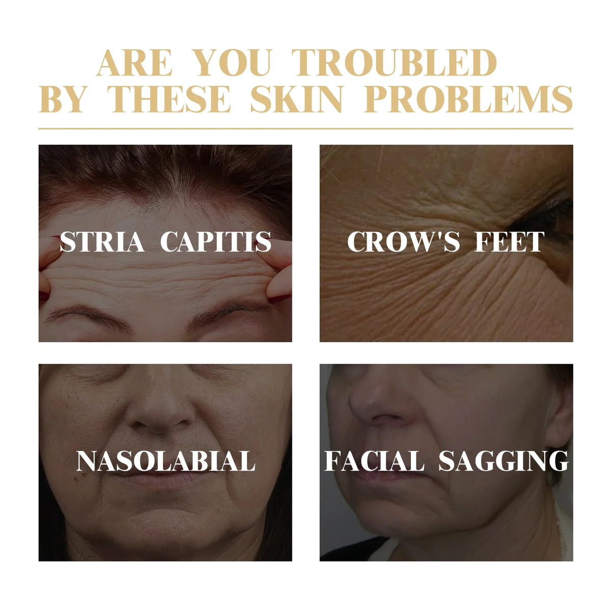Máscara Facial de Colagénio Antirrugas – 10 Unidades.