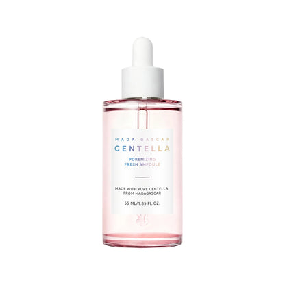 Madagascar Centella Asiatica Serum 55ml - Fórmula calmante para pele sensível com suporte para acne e hidratação profunda para o rosto.✨💎🌿