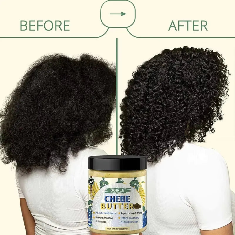 GOIPLE Chebe Produtos para Cabelo: Condicionador Nutritivo e Hidratante Profundo, Óleo, Manteiga ou Pó para Cabelos Suavizantes e Anti-queda