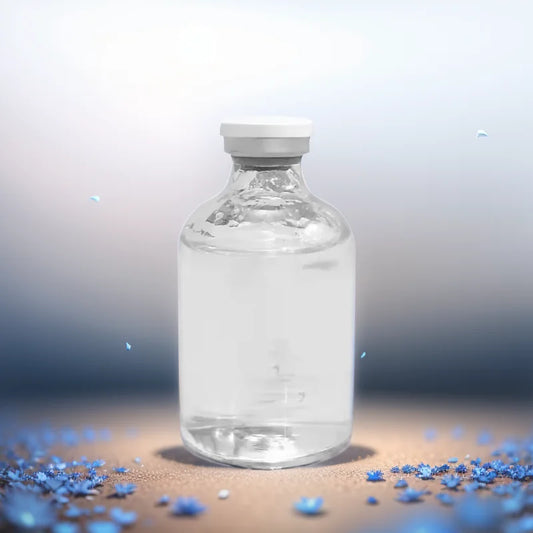 Frasco cosmético de ácido hialurónico para aumento do peito e glúteos, 100ml.